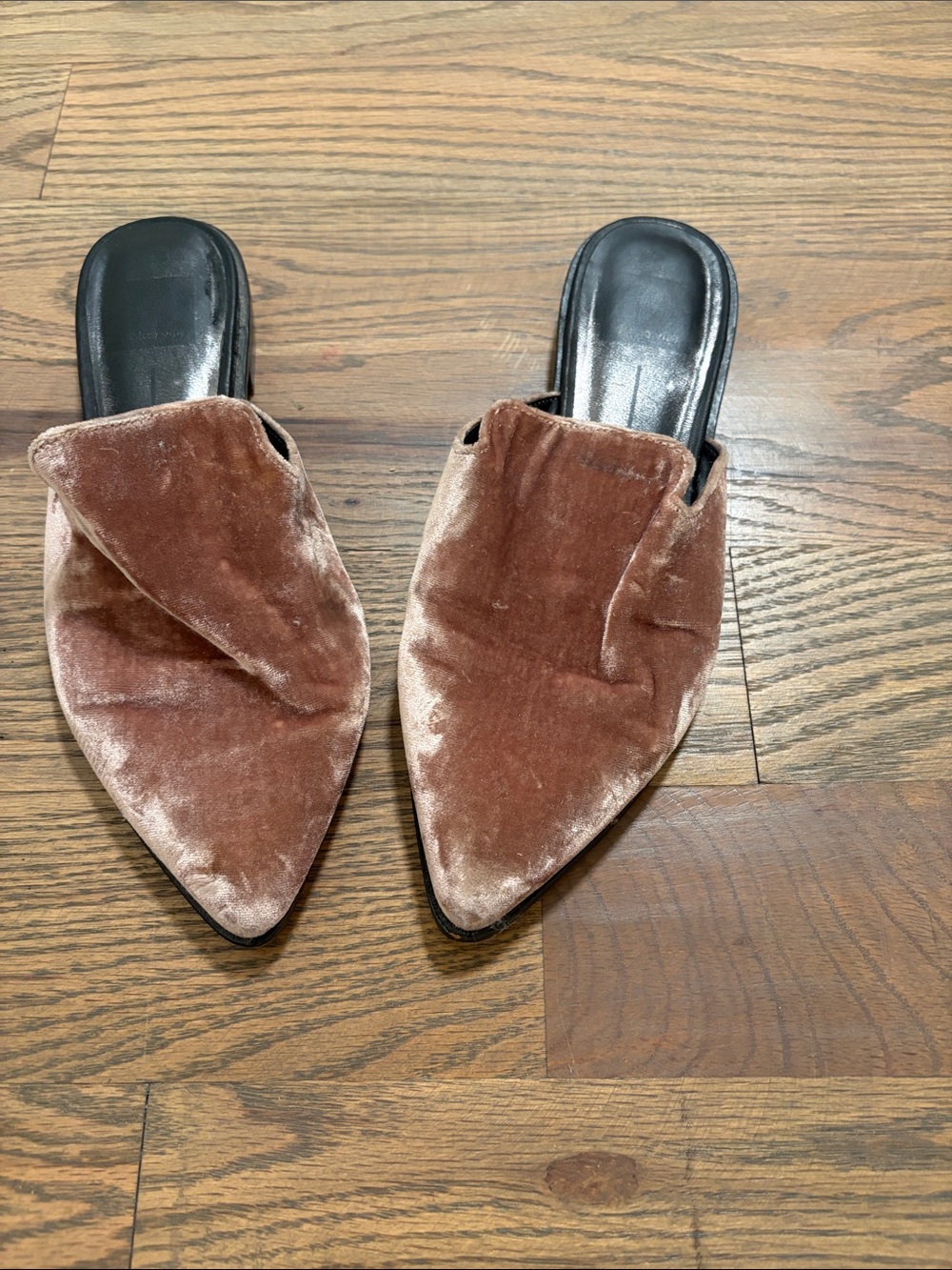 Dolce Vita blush velvet mules size 7 GUC